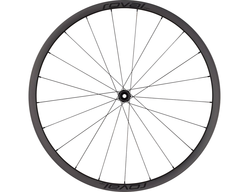 Specialized Terra CL III 700C Carbon Front Wheel in Satin Carbon/Satin Black