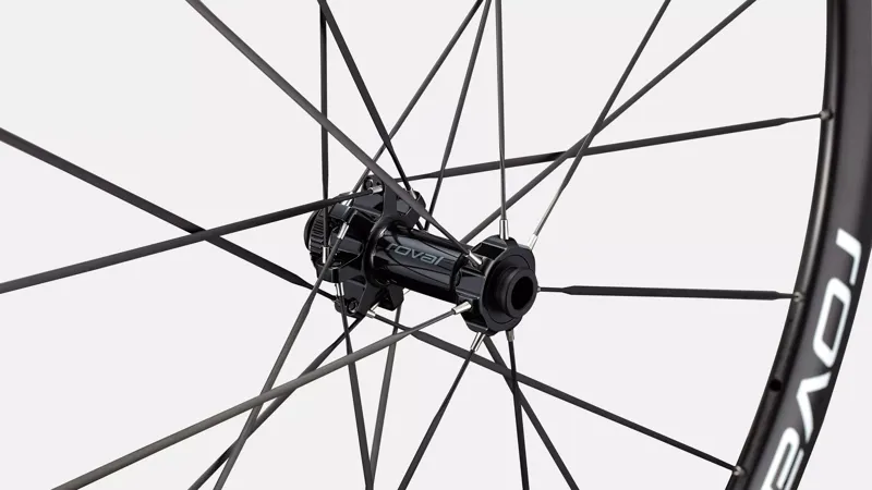 Roval Alpinist CLX III 700c Road Front Wheel in Gloss Carbon/Gloss White-2