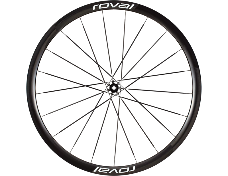 Balfes Bikes Roval Alpinist CLX III 700c Road Front Wheel in Gloss Carbon/Gloss White | Free postage over £30, £10 off first order, price match & 0% finance.