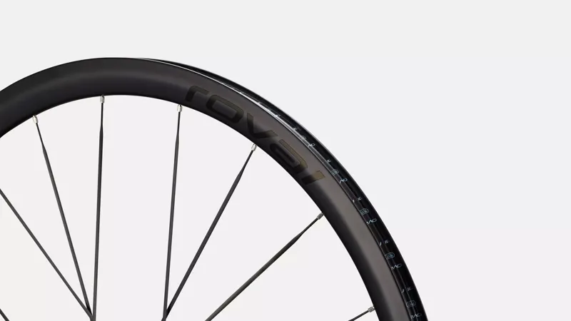 Roval Alpinist CLX III 700c Road Front Wheel in Satin Carbon/Gloss Black-1