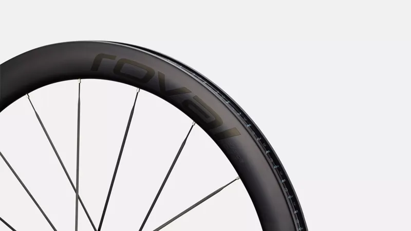 Roval Rapide CLX III 700c Center Lock Wheelset in Satin Carbon/Gloss Black-7