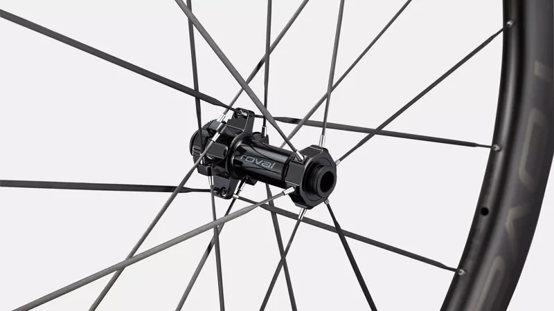 Roval Rapide CLX III 700c Center Lock Wheelset in Satin Carbon/Gloss Black-6