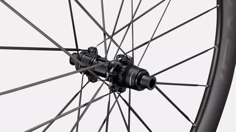 Roval Rapide CLX III 700c Center Lock Wheelset in Satin Carbon/Gloss Black-5
