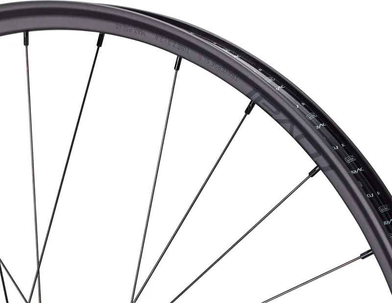 Specialized Traverse SL LI i9 28H 29in Front Wheel in Gloss Black-2
