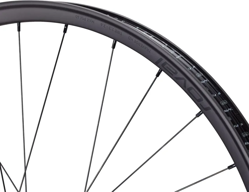 Specialized Traverse HD i9 28H 29in Carbon Front Wheel in Gloss Black-2