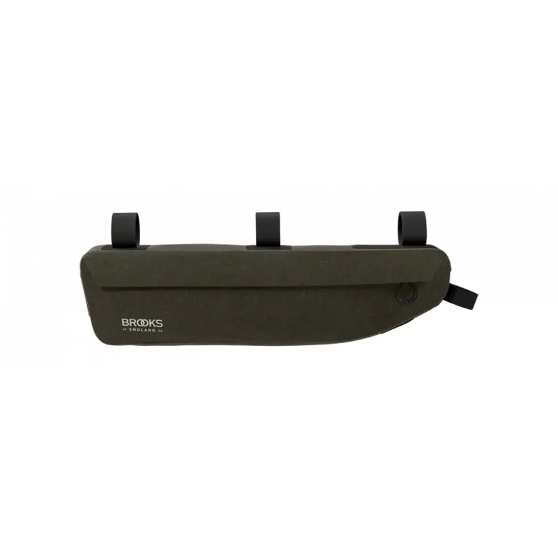 Brooks Scape Frame Bag in Mud Green-3