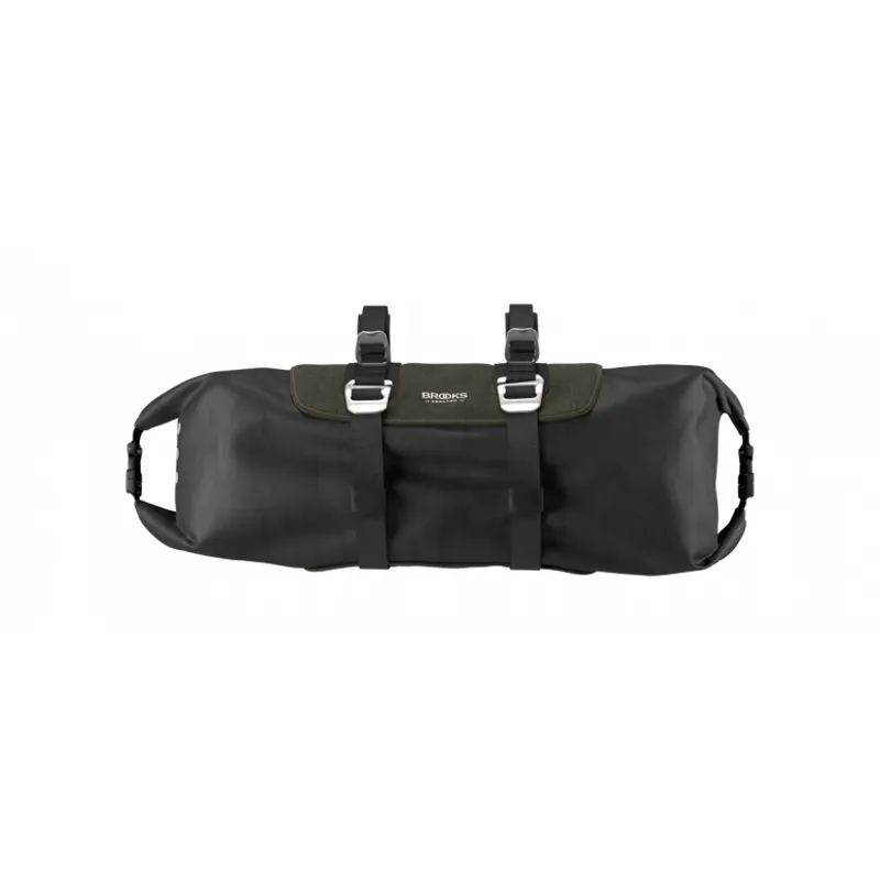 Brooks Scape Handlebar Roll in Mud Green-2