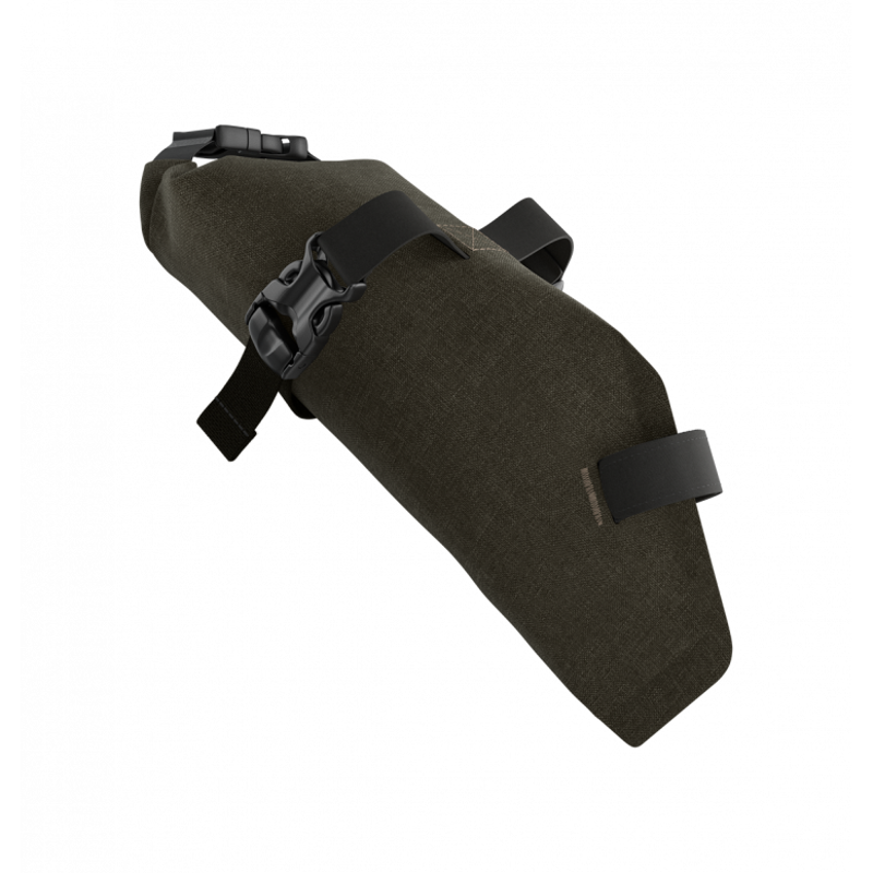 Brooks Scape Saddle Roll Bag in Mud Green-3