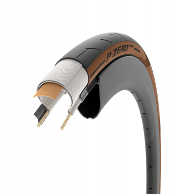 Pirelli P Zero Race Classic Tan 700x26c Smart Evo Road Tyre-4