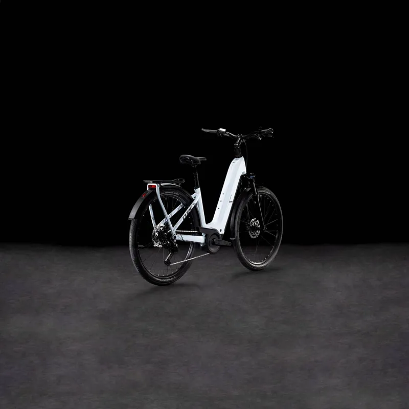 Cube Kathmandu Hybrid One 800 Electric Hybrid Bike 2025 in Polar White/Black-6