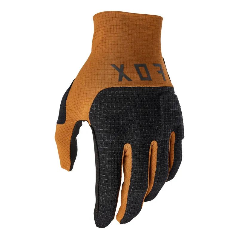 Fox Racing Flexair Pro Full Finger Gloves in Nutmeg