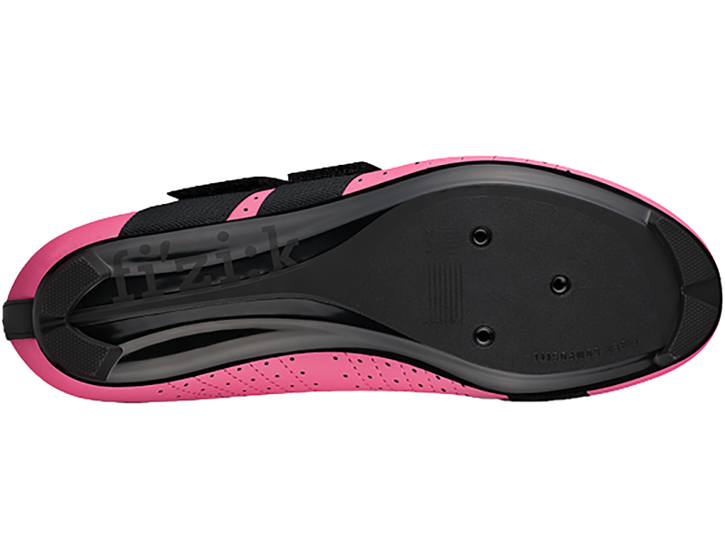 Fizik R5 Tempo Powerstrap Road Shoes in Pink/Black-3