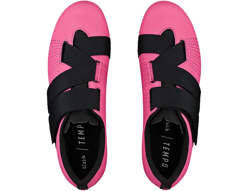 Fizik R5 Tempo Powerstrap Road Shoes in Pink/Black-2