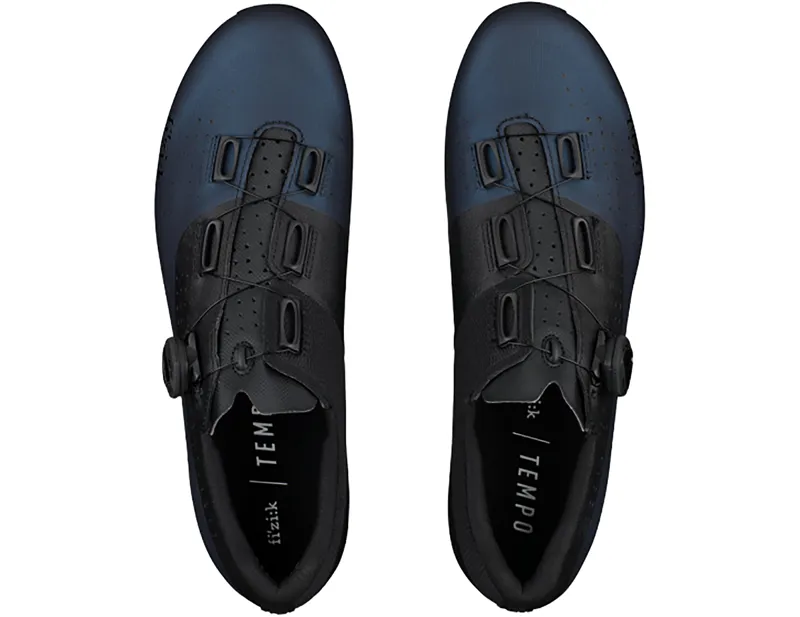 Fizik R4 Tempo Overcurve Road Cycling Shoes in Blue/Black-2