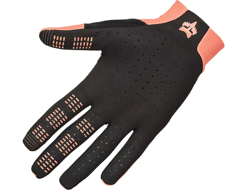 Fox Racing Flexair Full Finger Gloves in Coral-1