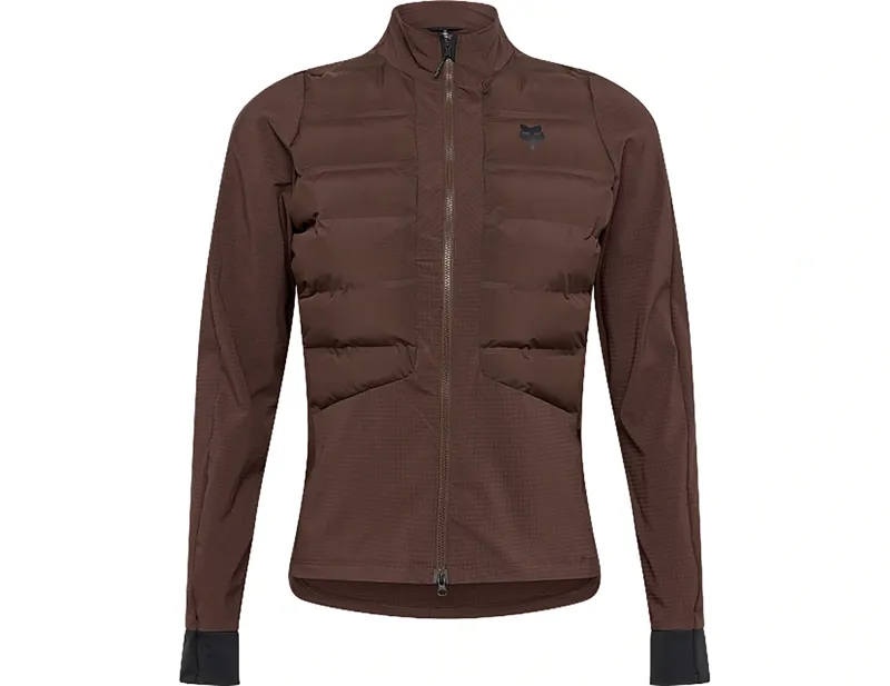 Fox Flexair Fire Hybrid Long Sleeve Jacket in Cocoa