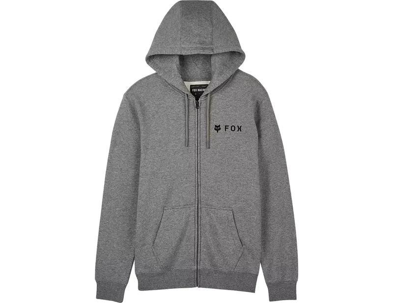 Fox Absolute Zip Fleece Hoodie in Heather Graphite