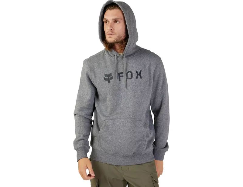 Fox Absolute Pullover Hoodie in Heather Graphite Grey-5