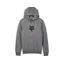 Fox Head Pullover Hoodie in Heather Graphite Grey