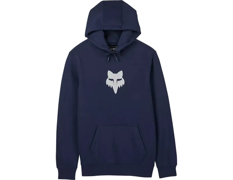 Fox Head Pullover Hoodie in Midnight