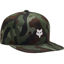 Fox Head Camo Tech Snapback Hat in Green Camo