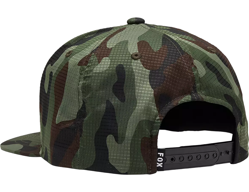Fox Head Camo Tech Snapback Hat in Green Camo-1
