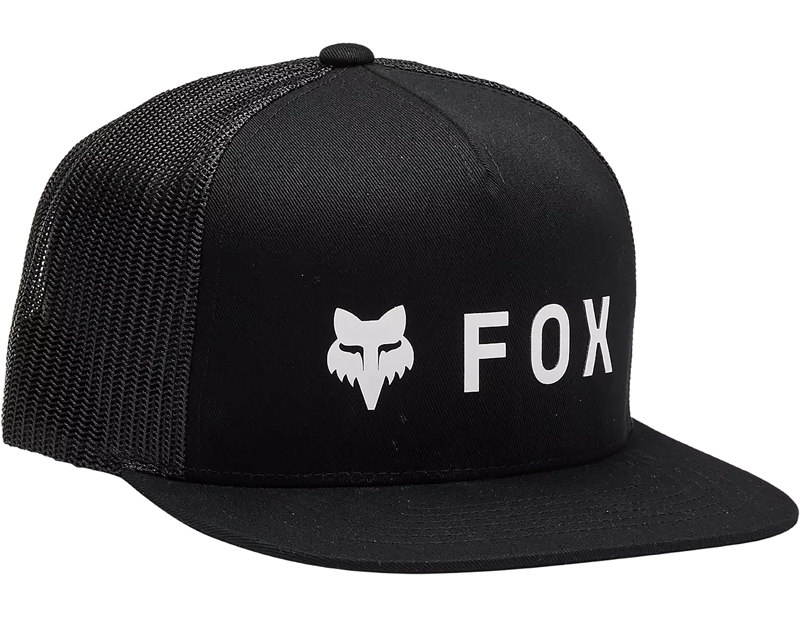 Fox Absolute Mesh Snapback Cap in Black