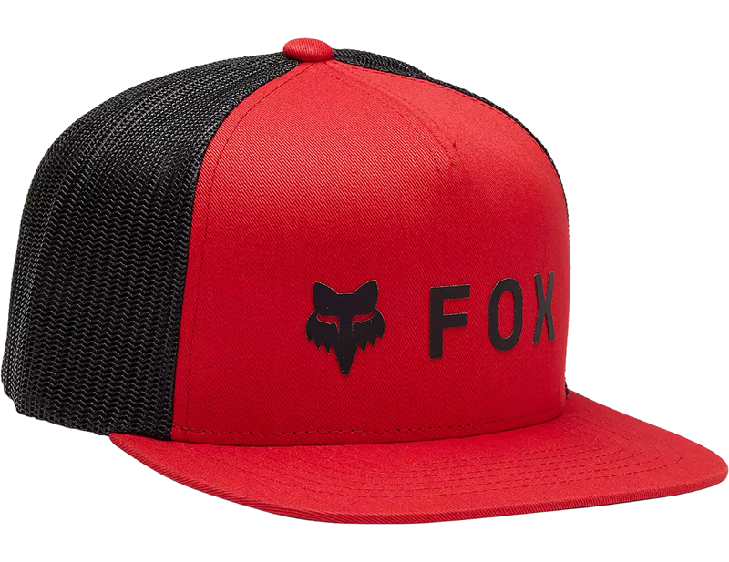 Fox Absolute Mesh Snapback Cap in Flame Red