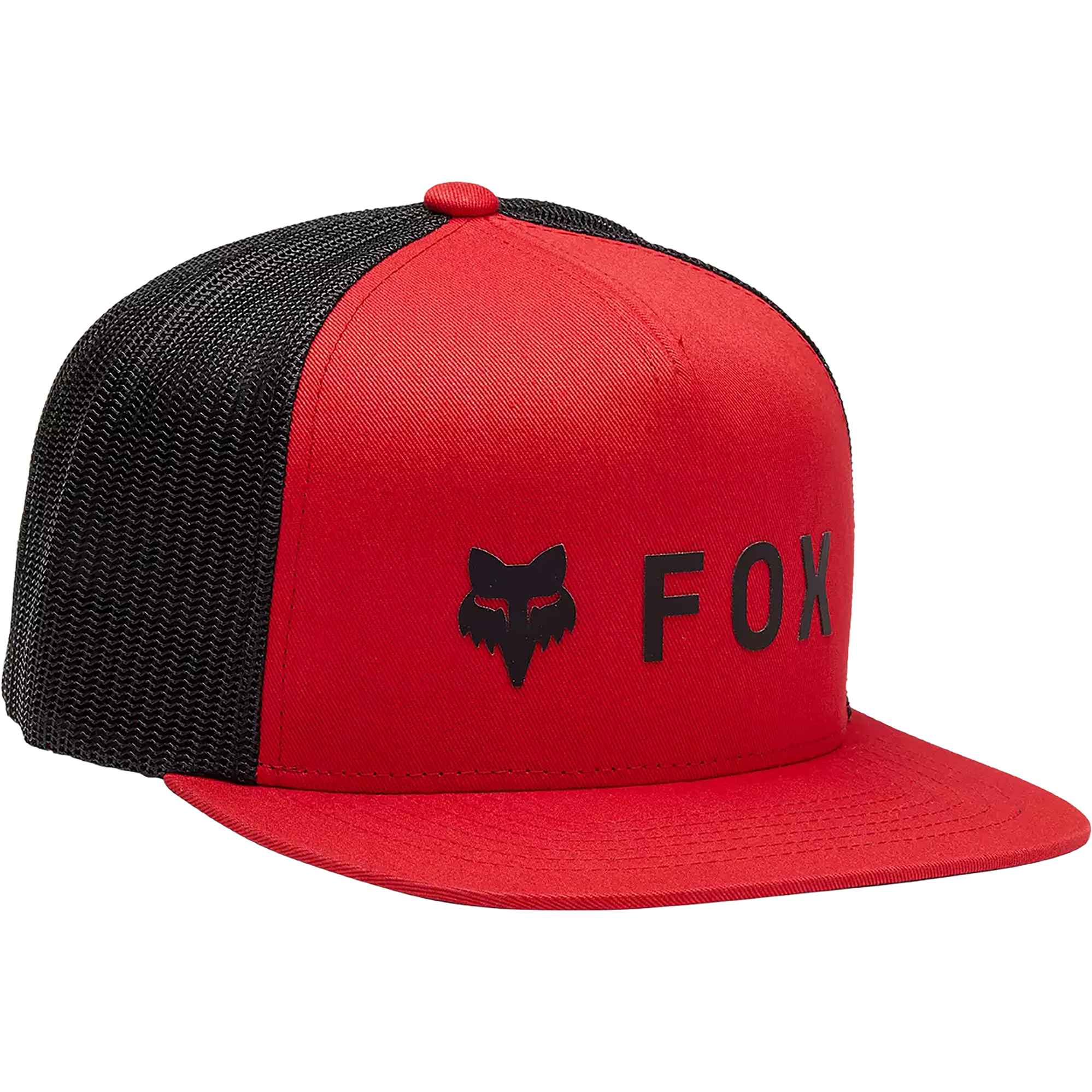 Fox Neck Raps Fox Absolute Mesh Snapback Cap in Flame Red