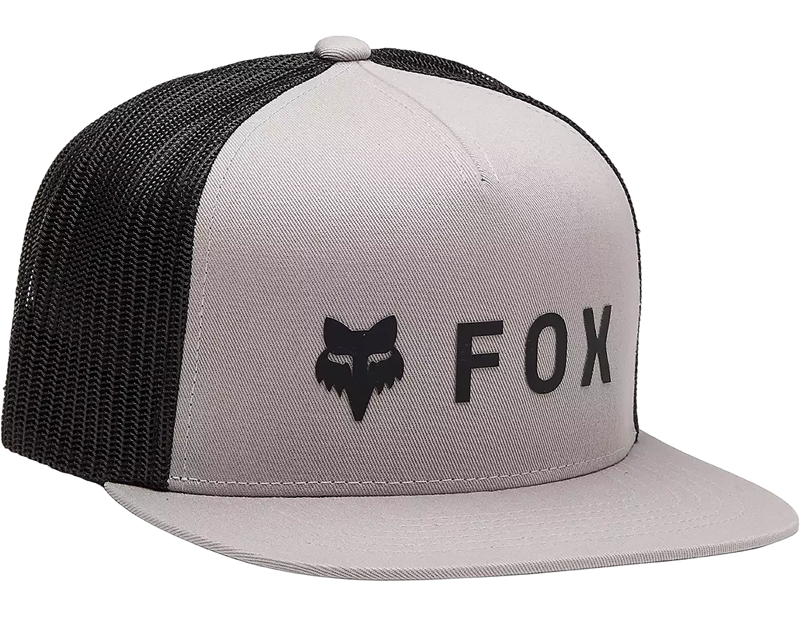 Fox Absolute Mesh Snapback Cap in Steel Grey