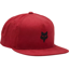 Fox Head Snapback Hat in Flame Red