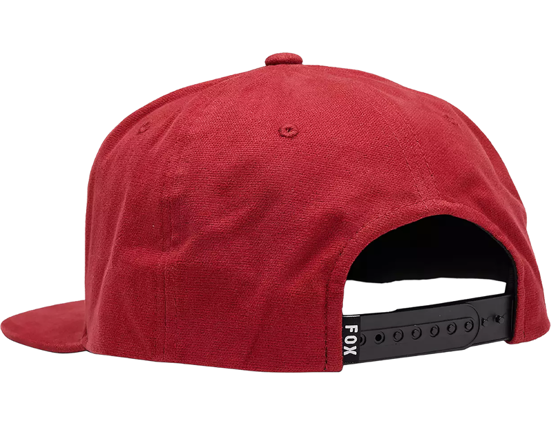 Fox Head Snapback Hat in Flame Red-1