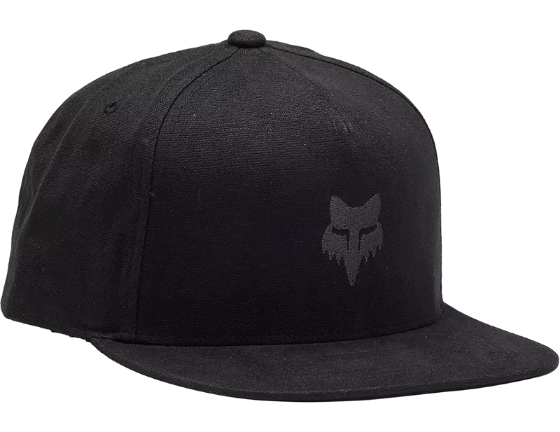 Balfes Bikes Fox Head Snapback Hat in Black/Charcoal | Free postage over £30, £10 off first order, price match & 0% finance.