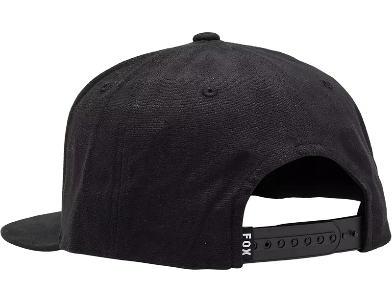 Fox Head Snapback Hat in Black/Charcoal-1