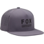 Fox Non Stop Tech Snapback Hat in Steel Grey