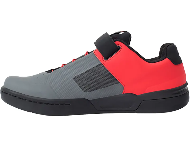 Crankbrothers Stamp Speedlace MTB Shoes in Grey/Black/Red-2