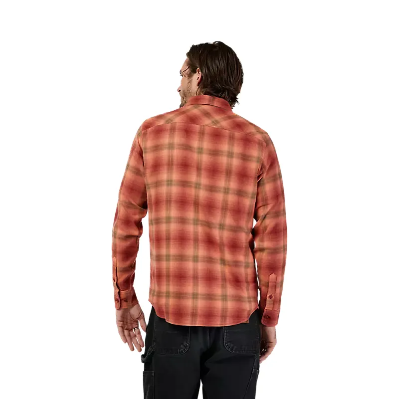 Fox Racing Survivalist Flannel Shirt in Rust Brown-3