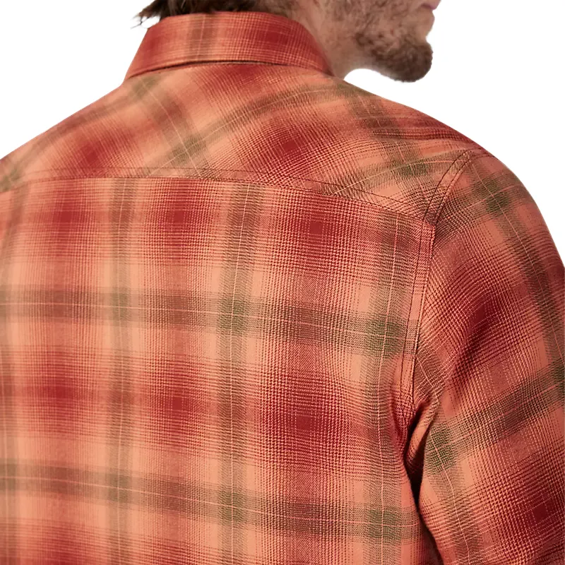 Fox Racing Survivalist Flannel Shirt in Rust Brown-4