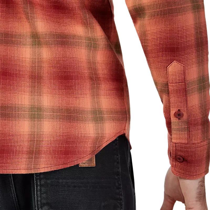 Fox Racing Survivalist Flannel Shirt in Rust Brown-5