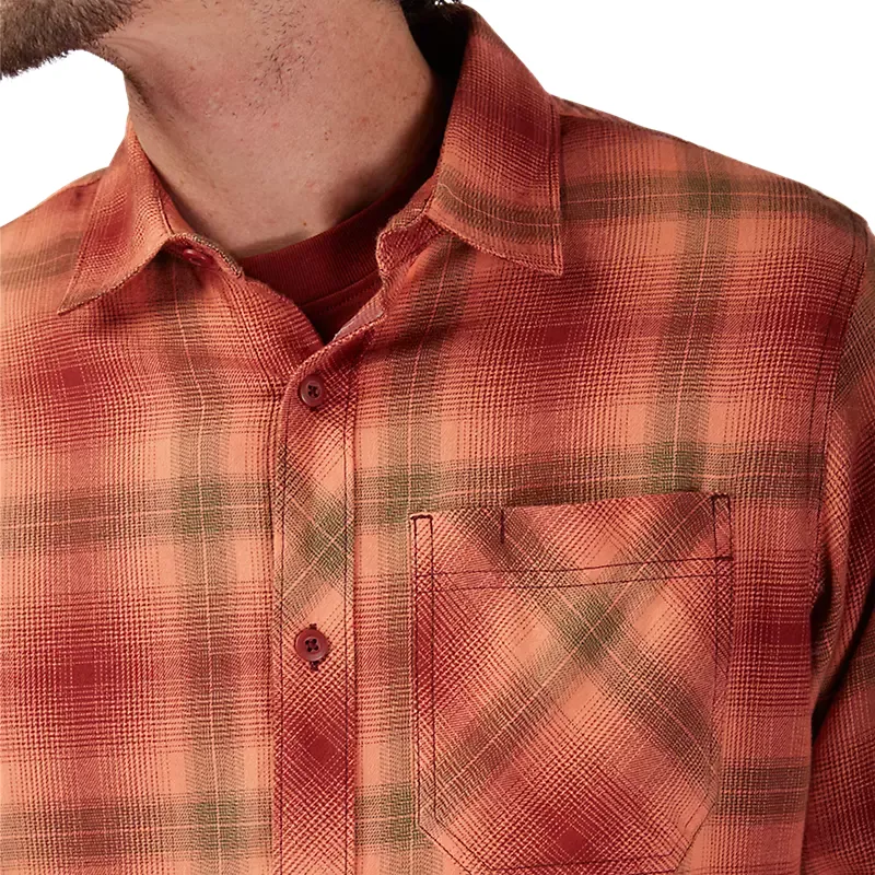 Fox Racing Survivalist Flannel Shirt in Rust Brown-6