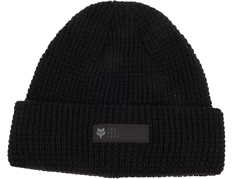 Fox Zenther Beanie in Black