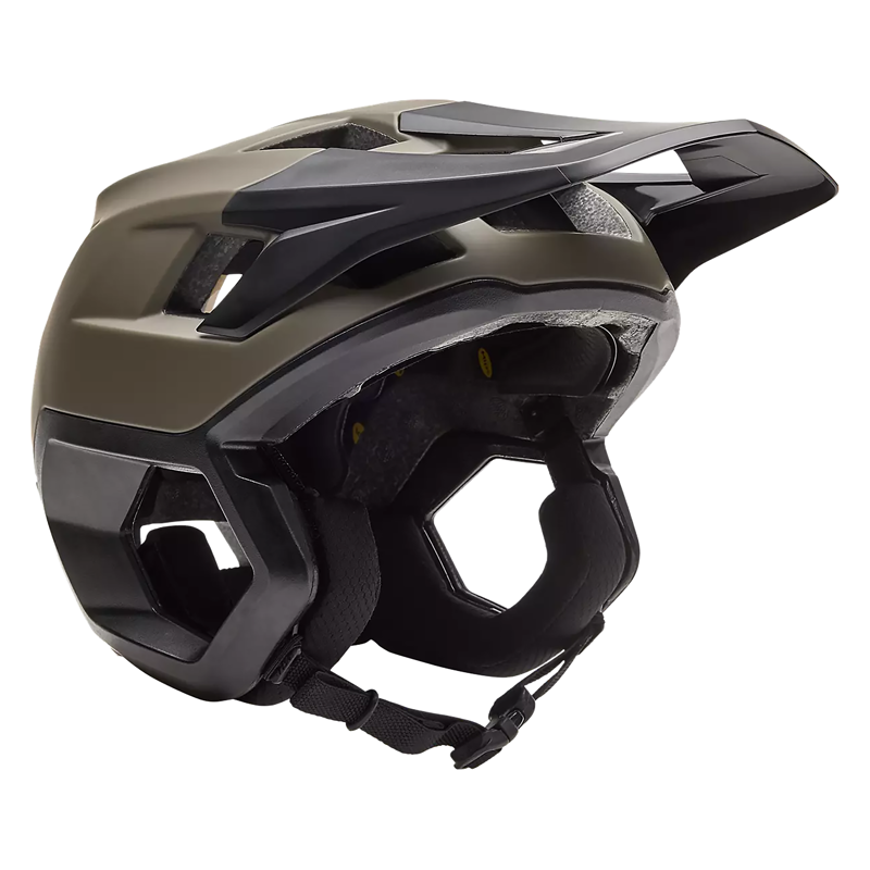 Balfes Bikes Fox Racing DropFrame Helmet in Military Green | Free postage over £30, £10 off first order, price match & 0% finance.