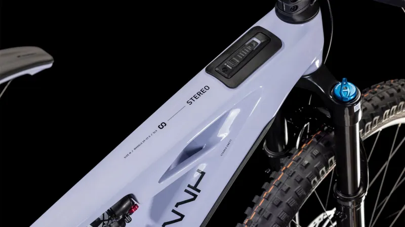 Cube Stereo Hybrid ONE77 HPC SLX 800 Electric Full Suspension MTB 2025 in Cyclamen/Black-1