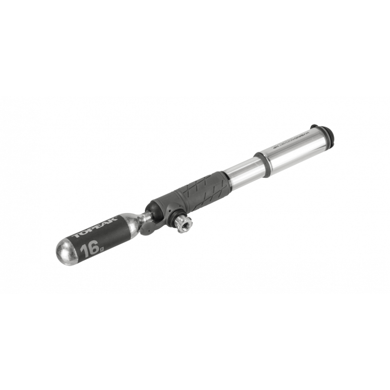Topeak Hybrid Rocket HP Mini Pump in Silver-2