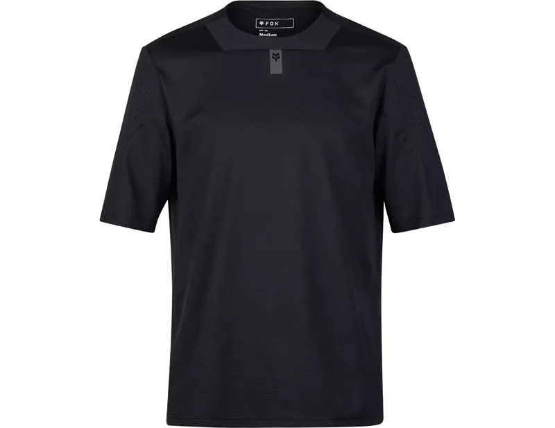 Fox Defend Short Sleeve Jersey in Black