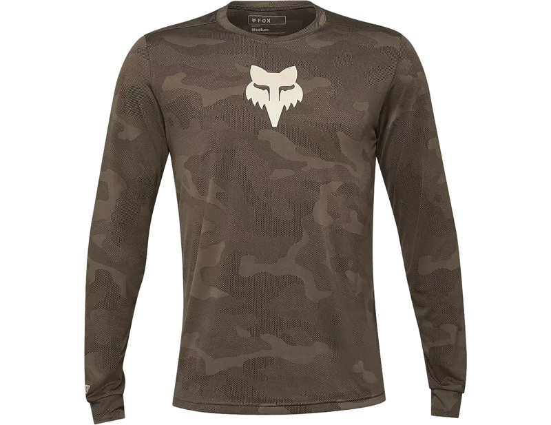 Fox Racing Ranger TruDri Long Sleeve Jersey in Dirt Brown