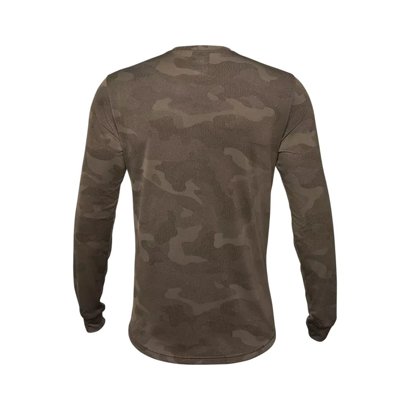 Fox Racing Ranger TruDri Long Sleeve Jersey in Dirt Brown-1