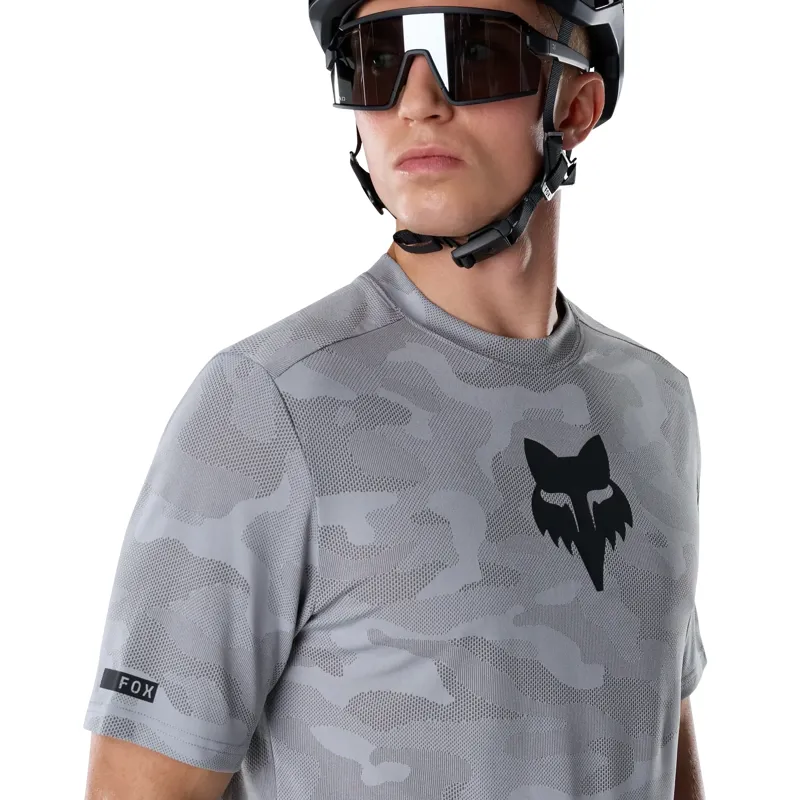 Fox Ranger TruDri Short Sleeve Jersey in Pewter-4