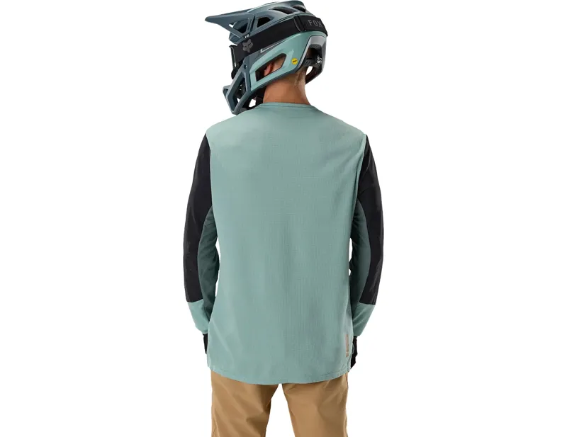 Fox Defend Long Sleeve Jersey in Arctic Blue-3