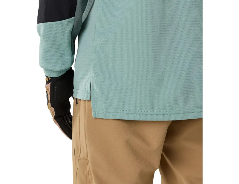 Fox Defend Long Sleeve Jersey in Arctic Blue-5